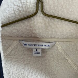 Southern Tide Cream Sherpa Hoodie